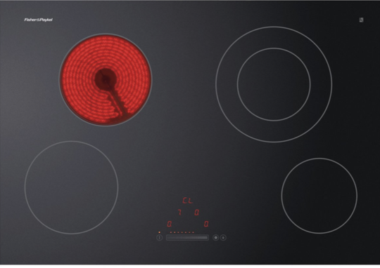 Fisher Paykel Induction Cooktop Top Glass Model CE754DTB1,